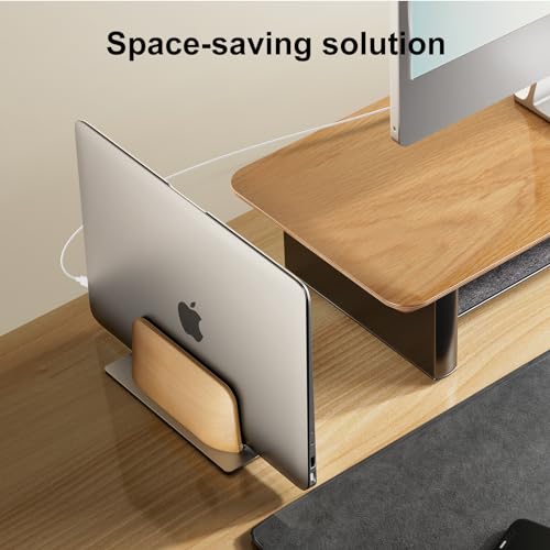 Wooden Vertical Laptop Stand M4946