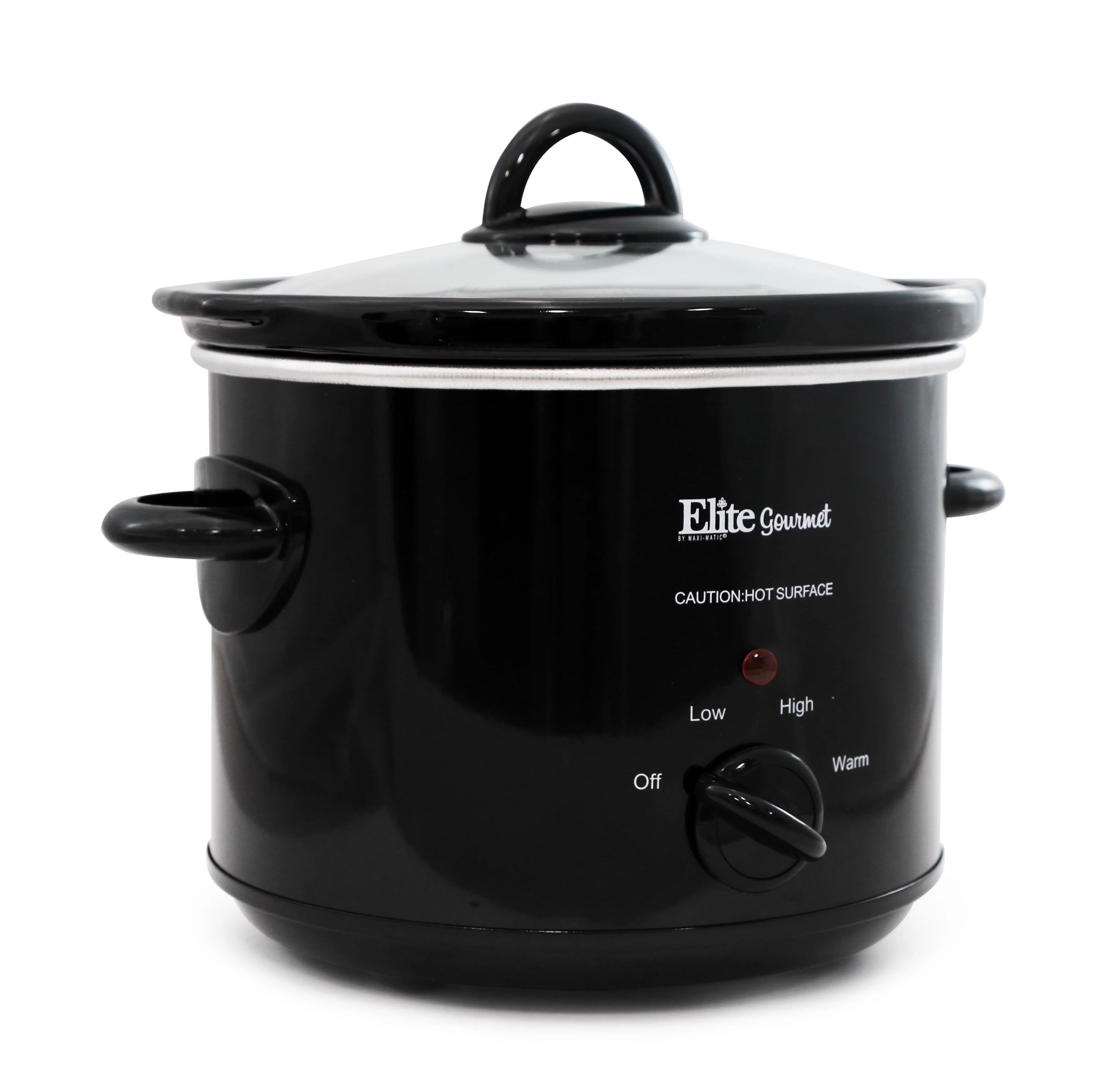 3-Quart Black Slow Cooker I345