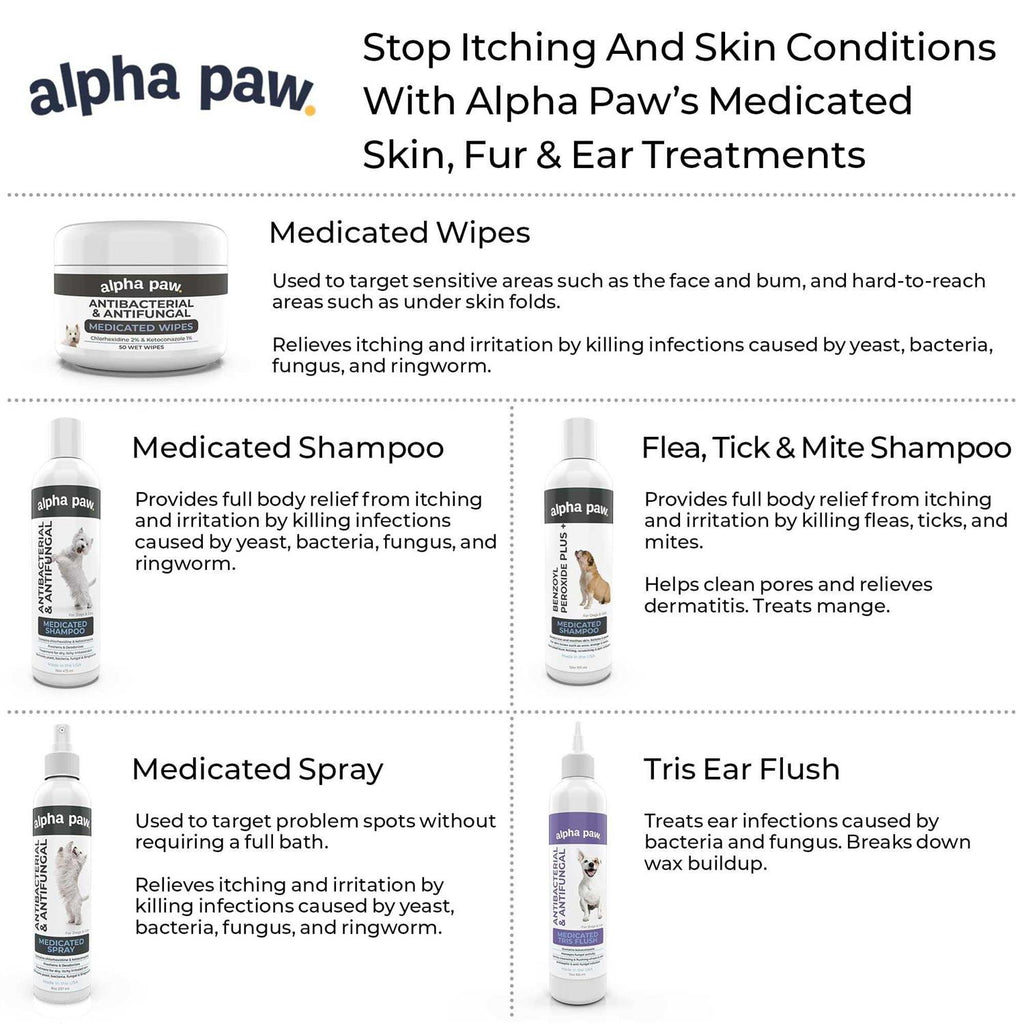 Antibacterial & Antifungal Medicated Wipes T722325