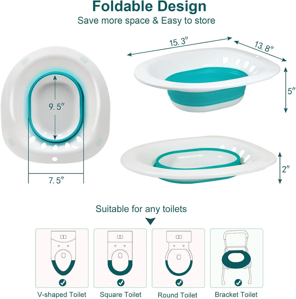 Foldable Sitz Bath for Toilet J69328