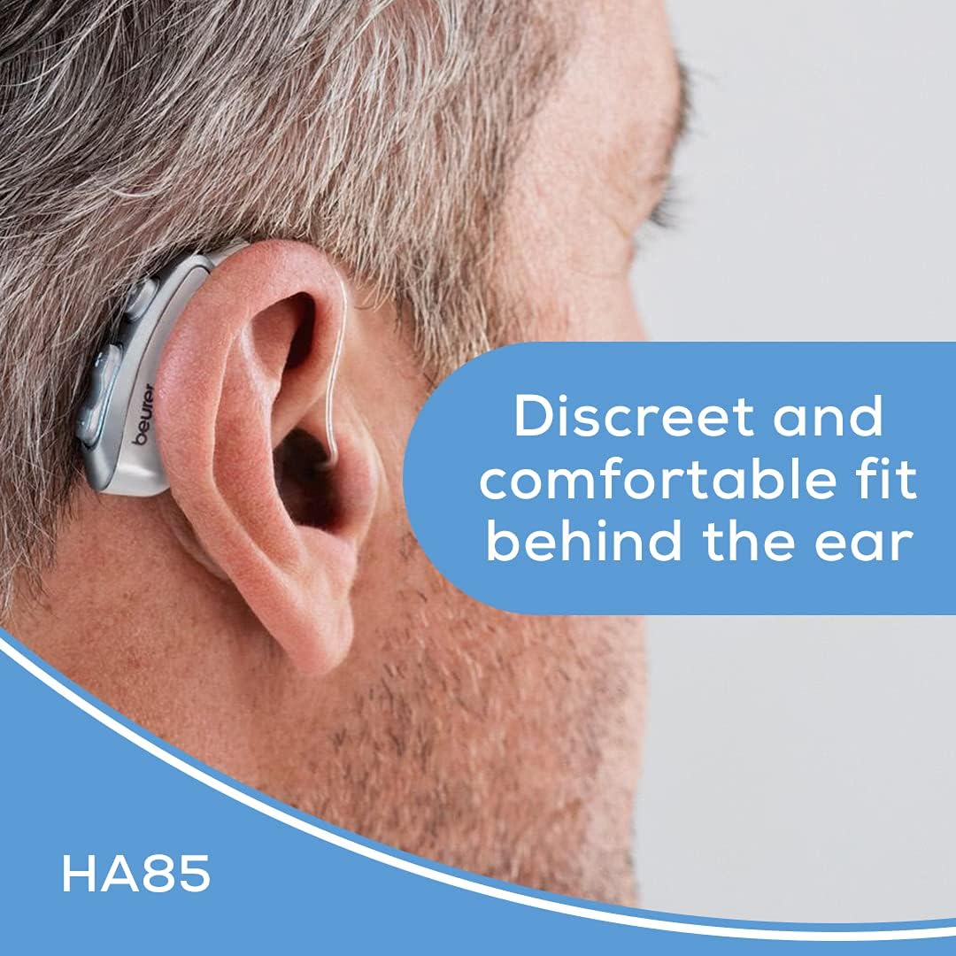 Grey Digital Discrete Hearing Amplifier, 8 Attachments Y730