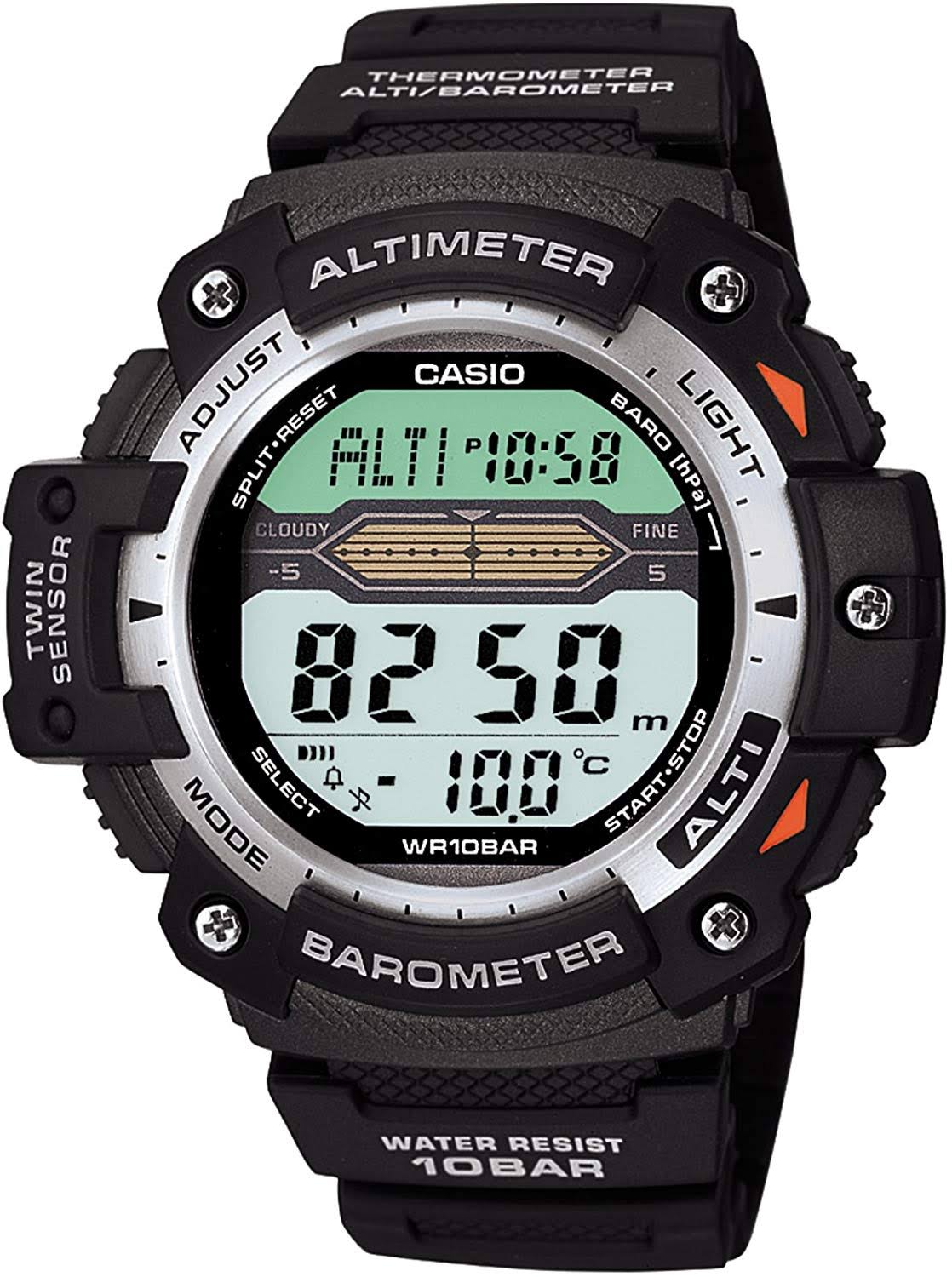 Black Twin Sensor Sports Watch U76767