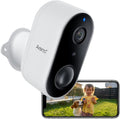 Wireless Security Camera, Rechargeable Battery Powered, IP65 Water Resistance, Night Vision P672