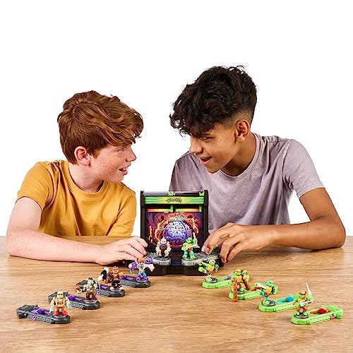 Teenage Mutant Ninja Turtles Battle Arena with 35+ Battle Sound Effects and 2 Exclusive Battling Mini Warriors H33876