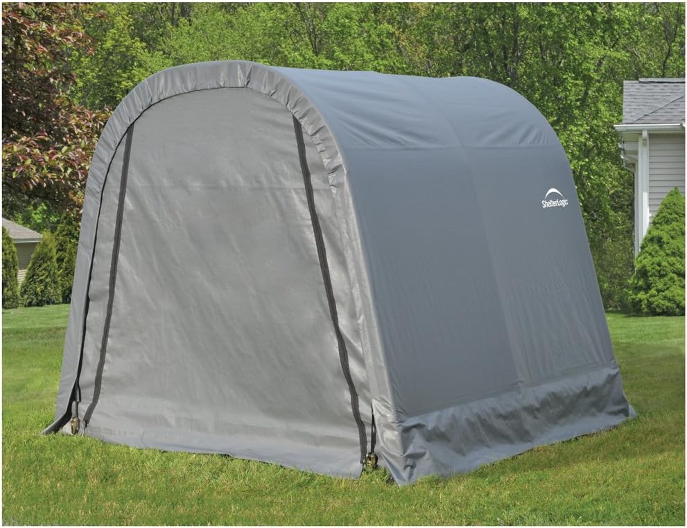 12Ft.L x 8Ft.W x 8Ft.H Round Shed B7654
