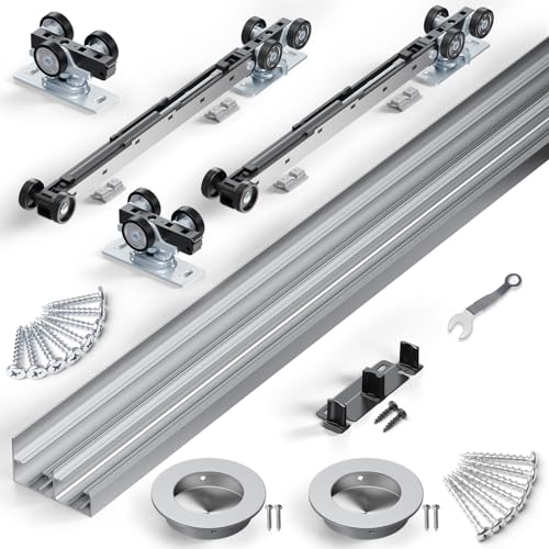 72" Bypass Sliding Door Hardware Kit for 2 Doors A877