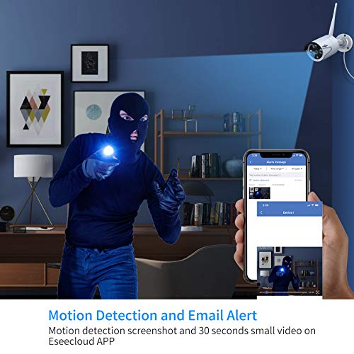 16CH 4K NVR 4Pcs 3MP Night Vision WiFi Security Camera System with 1TB HDD C152810