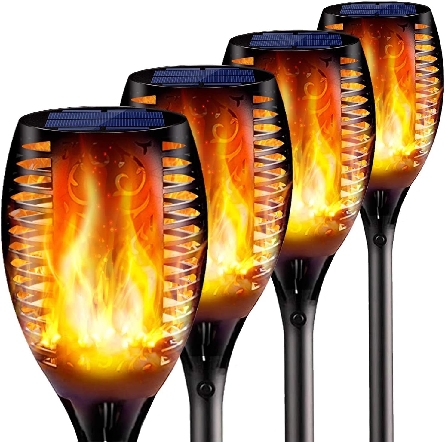 43 inch 96 LED Solar Torch Lights I8544
