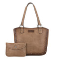 Retro Studded Western Hobo Handbag And Wallet Set M611137
