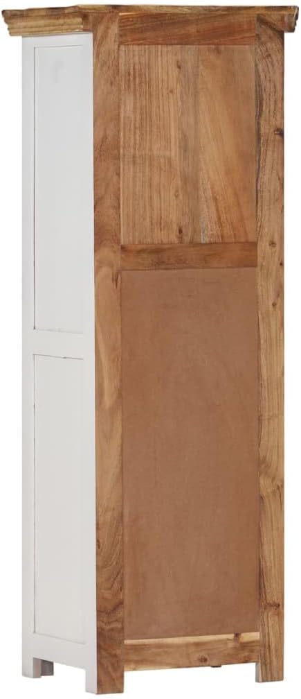 Brown&White Solid Wood Sideboard R2829