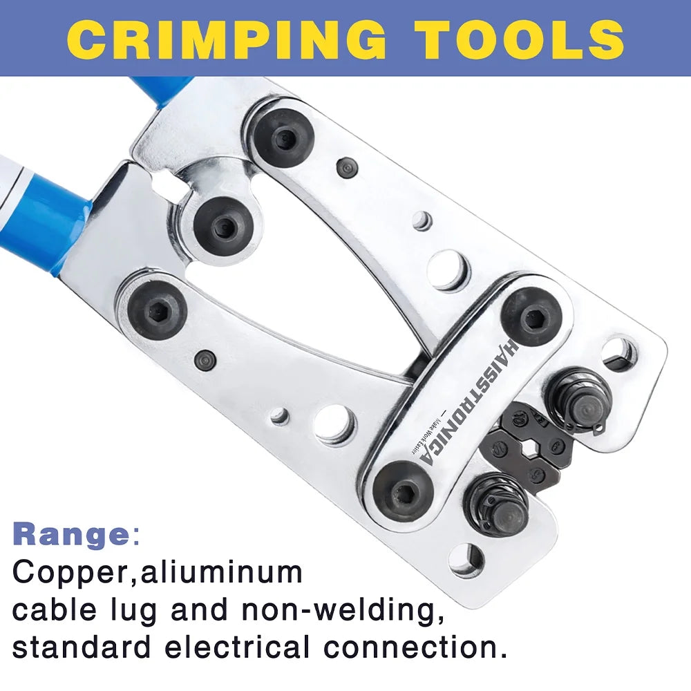 Battery Cable Lug Crimping Tool for AWG 10 8 6 4 2 1/0 A96295