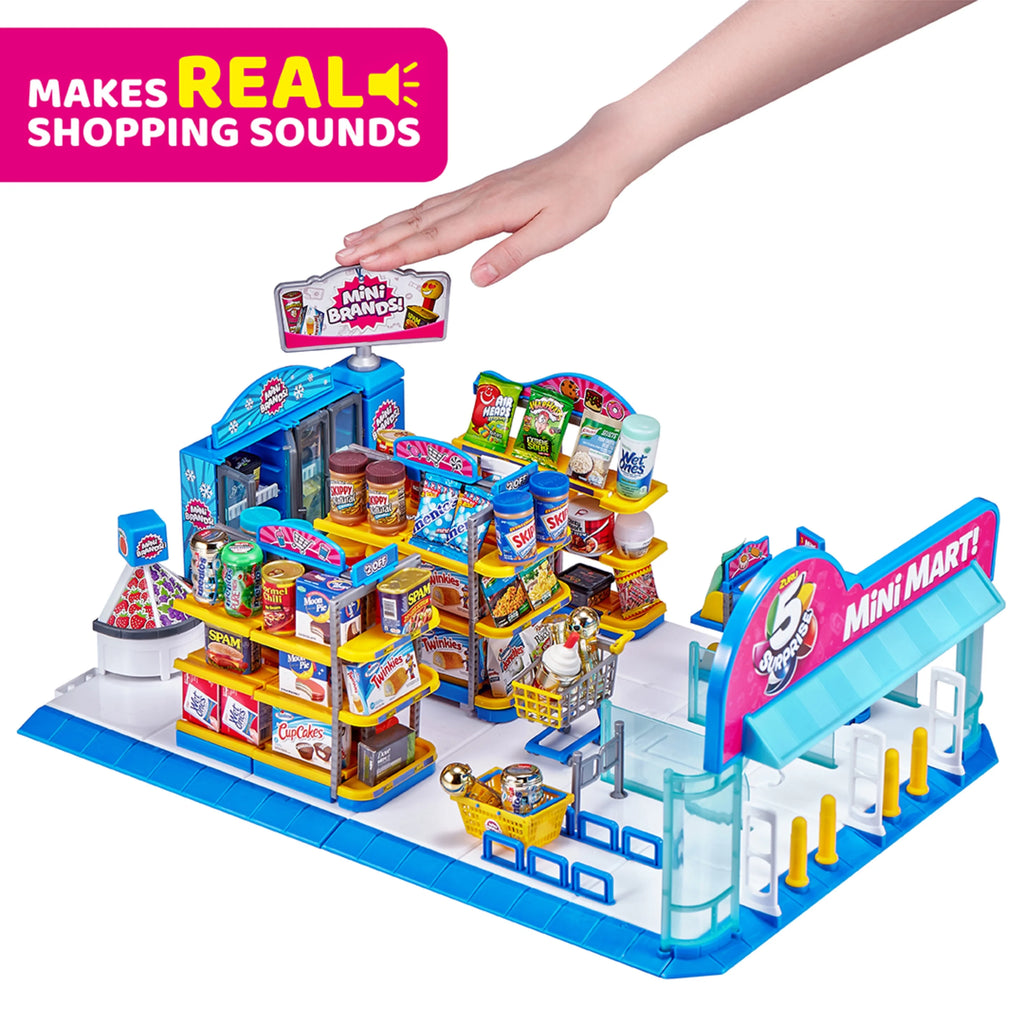Mini Brands Series 2 Electronic Mini Mart with 4 Mystery Mini Brands Playset J431