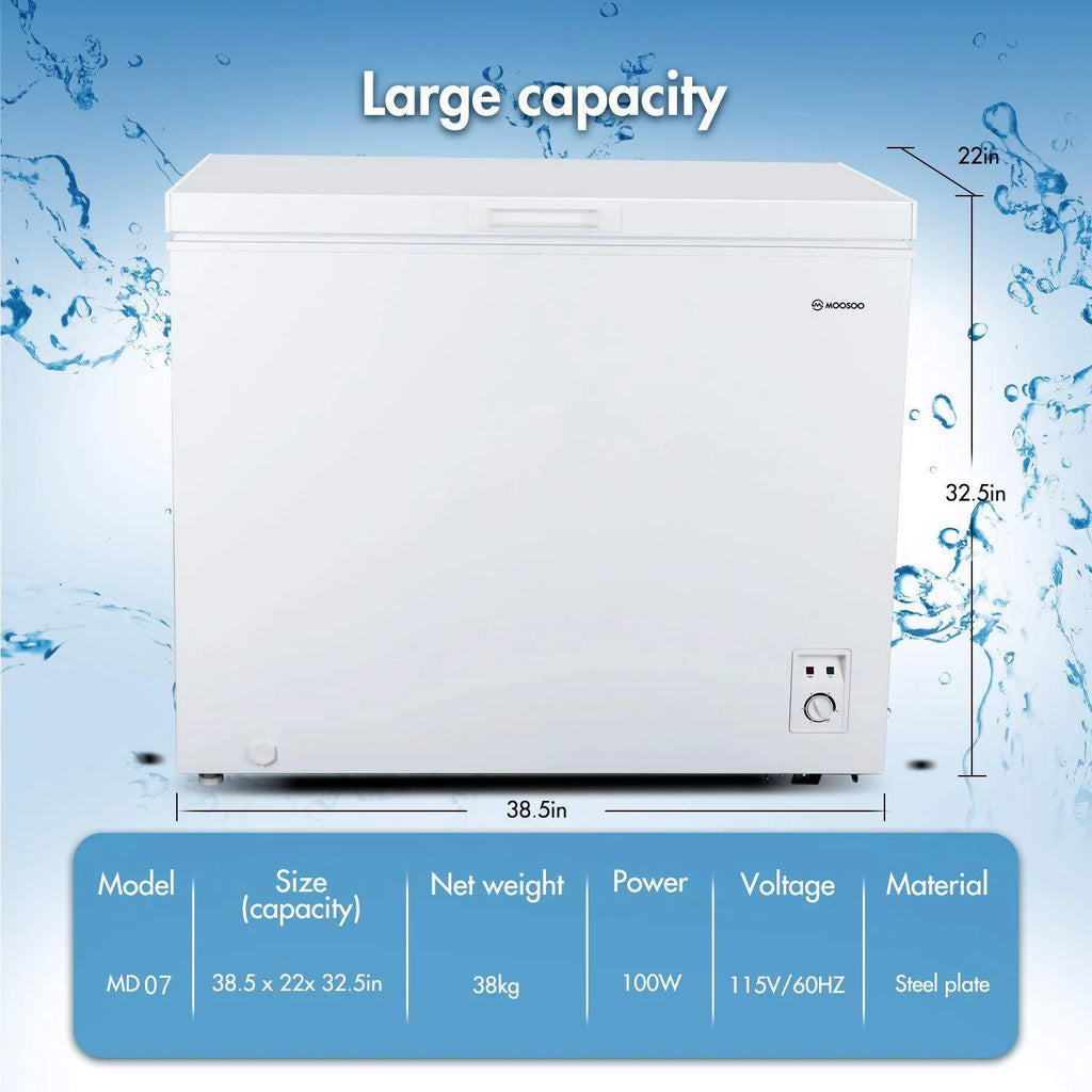 White 7.0 Cu ft Chest Freezer F1622