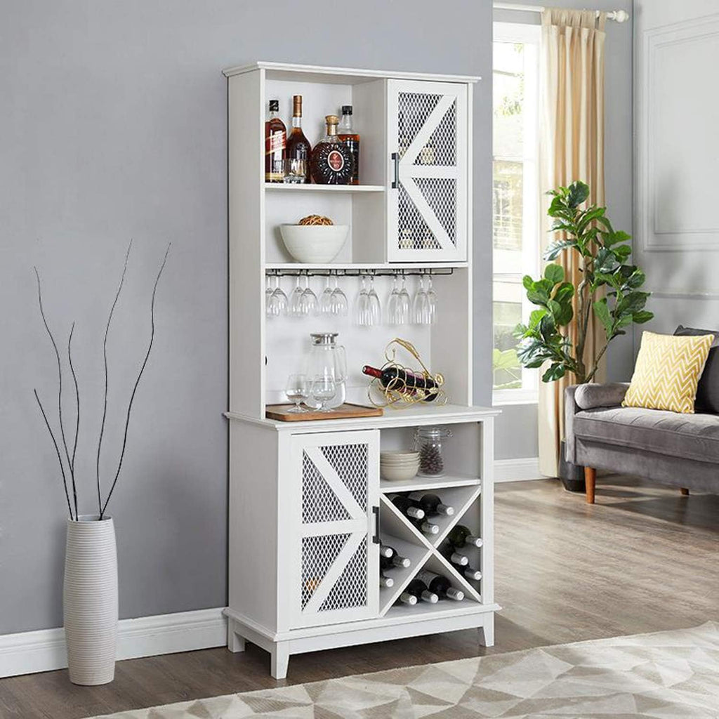 Bar Cabinet with Reclaimed Wood Finish S845