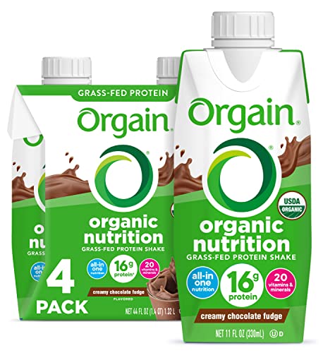 11 Fl Oz Pack of 12 Organic Whey Protein Shake U896151