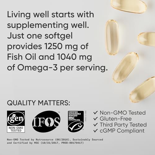 90 ct Triple Strength Fish Oil Supplement F201545