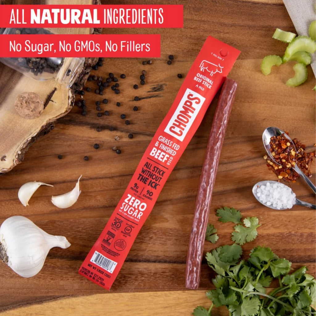 Original Beef Grass Fed Beef Jerky Sticks 10ct 1.15oz K134