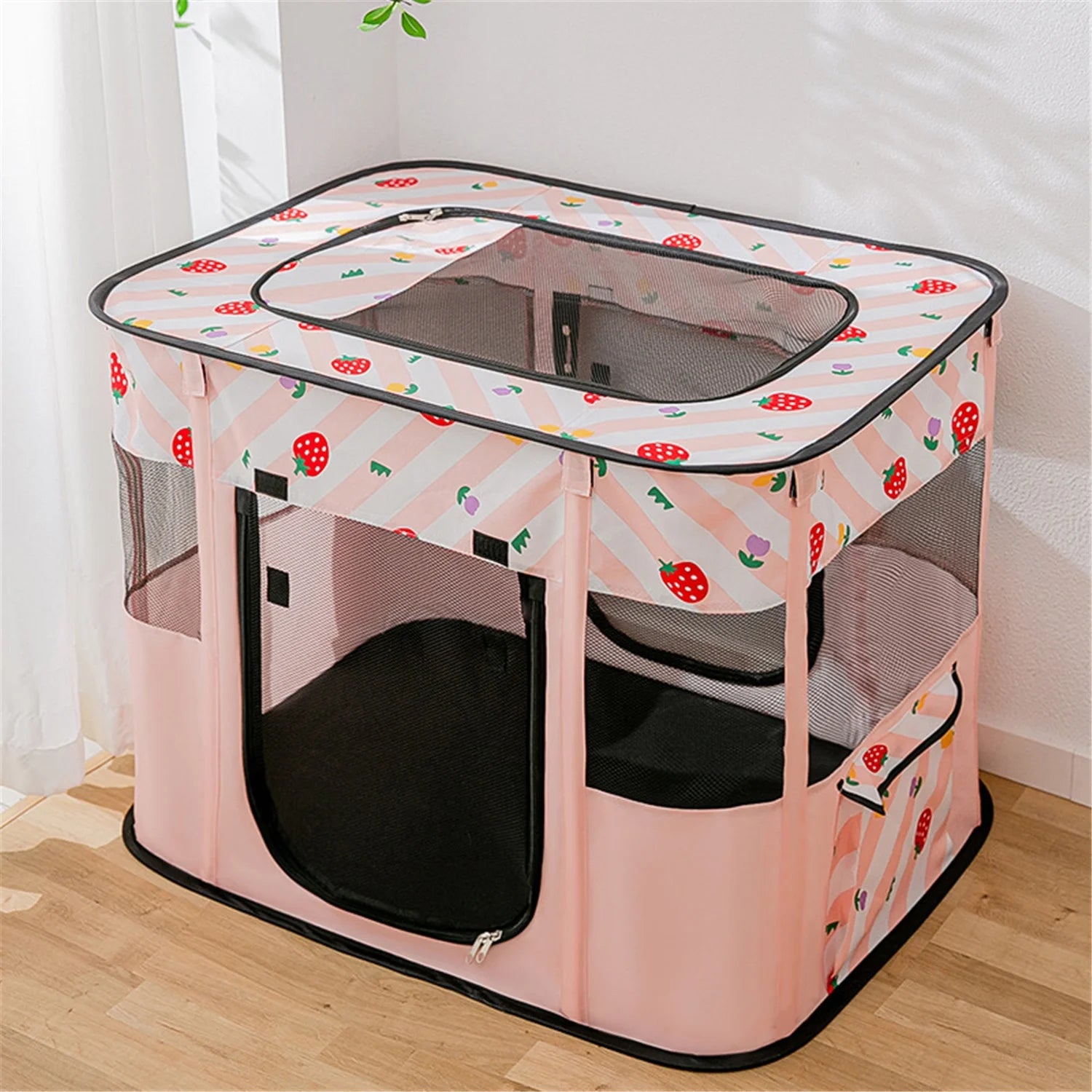 Portable Cat Cage Kennel D4194