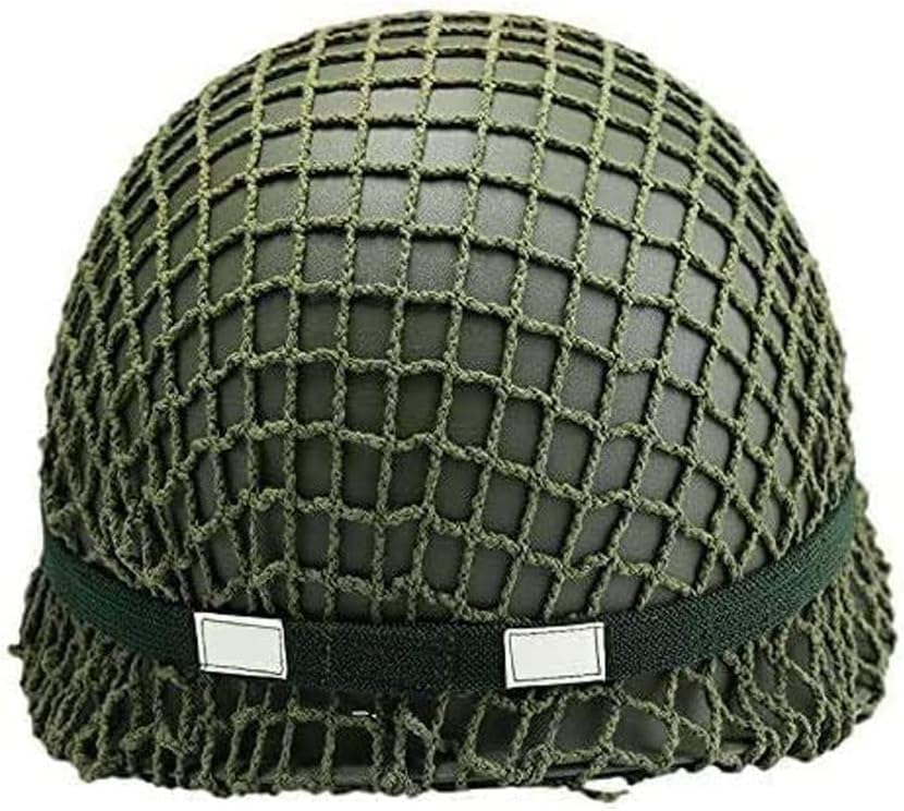 M1 Replica Helmet with Net Canvas Chin Strap T63929