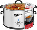 10 Quart Non-Stick Slow Cooker with Tempered Glass Lid F712757