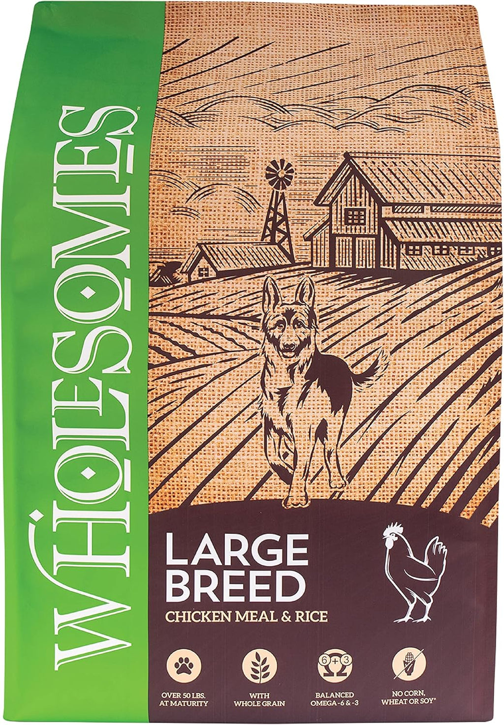 40 Lb. Large Breed Dry Dog Food I863017