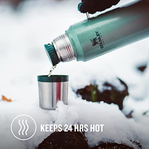 1L Charcoal Stainless Steel Thermos Flask V249