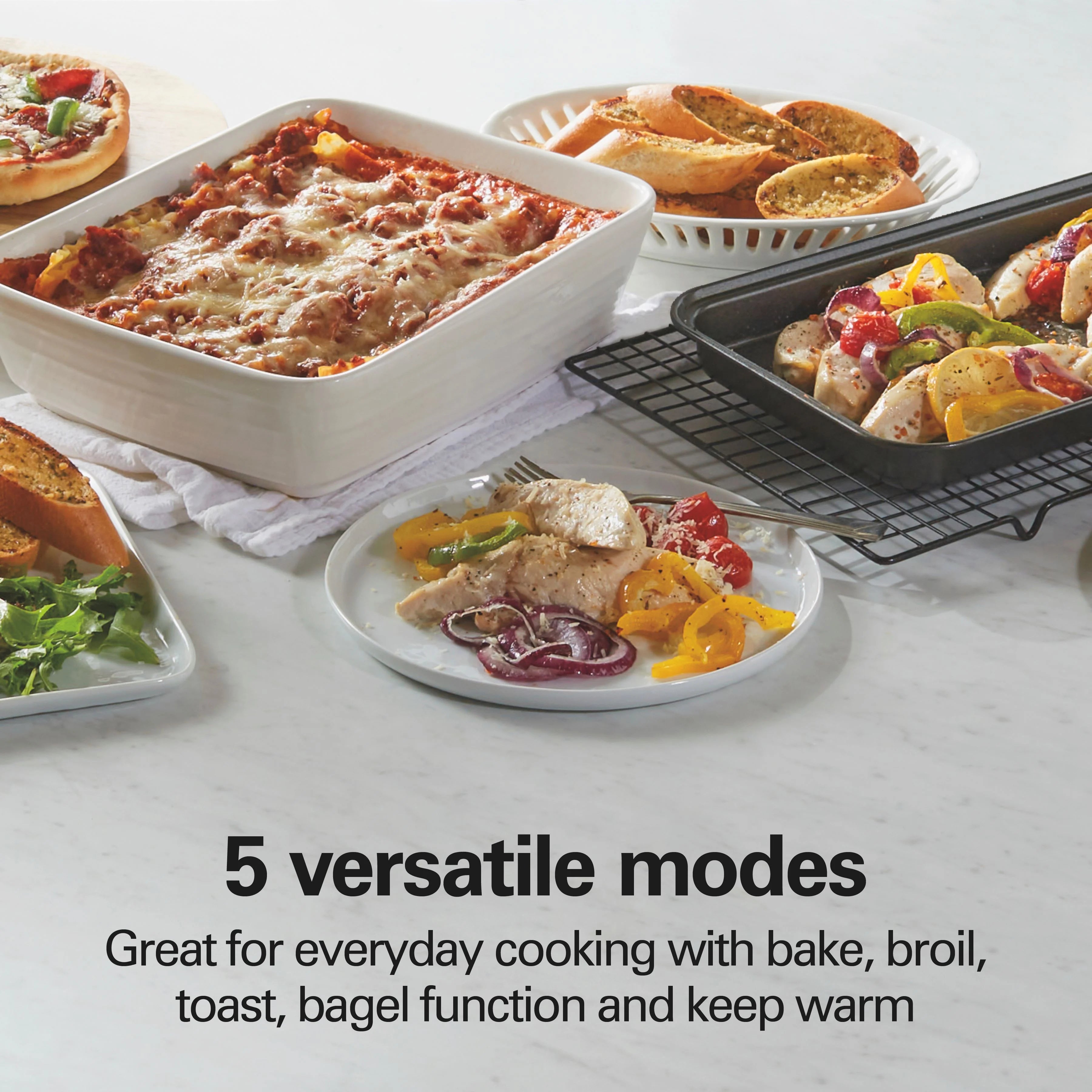 Black Toaster Oven with Gray Accents U69960