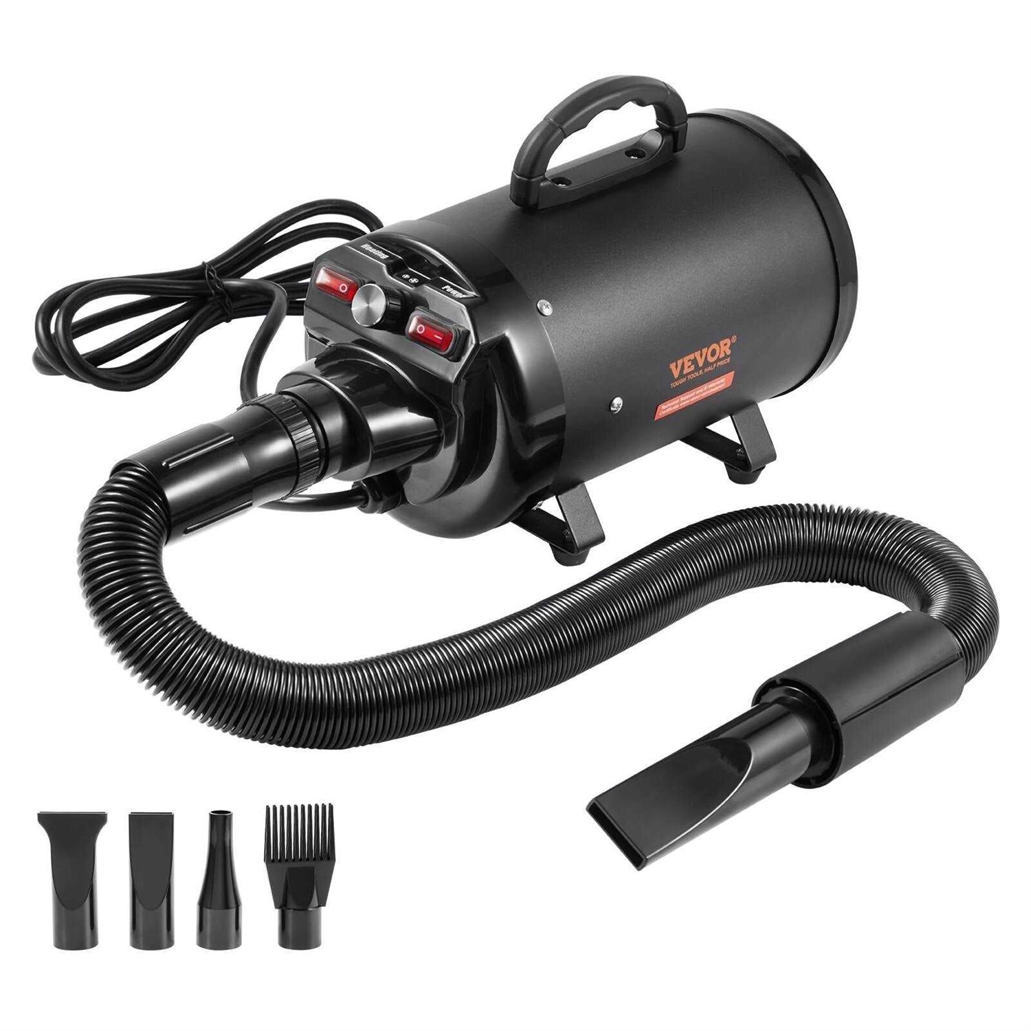 2000-Watt Pet Hair Dryer with 4 Nozzles T8678
