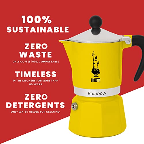 Green Aluminium Moka Pot 3 Cups M192072