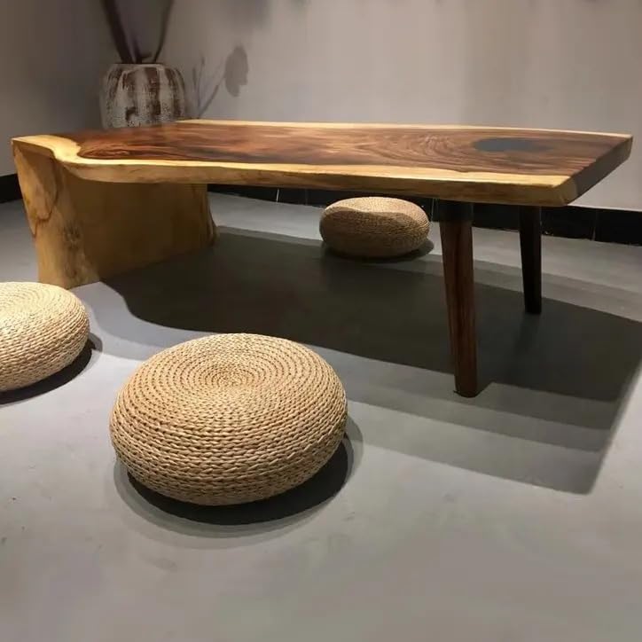 Live Edge Wooden Table (60 x 30 Inches, 16.5 Inches Tall) D35273