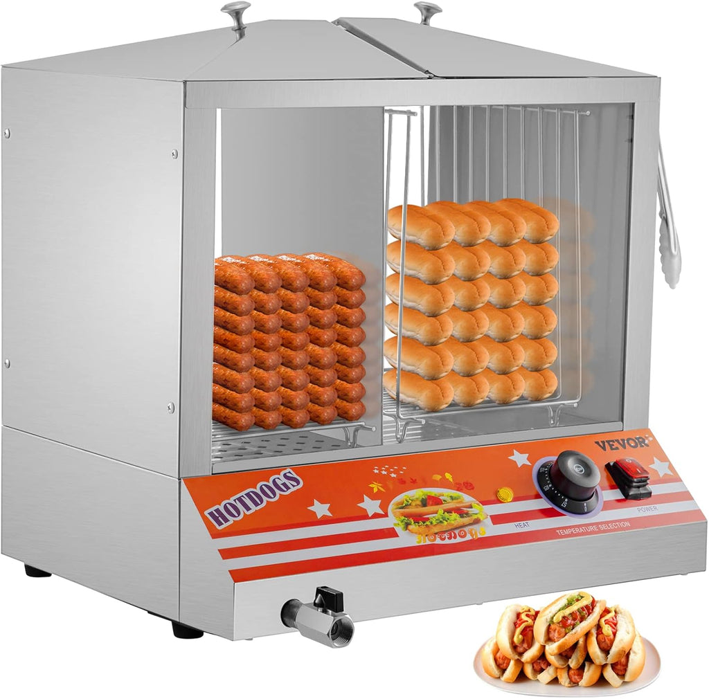 36L Stainless Steel Hot Dog Steamer I774