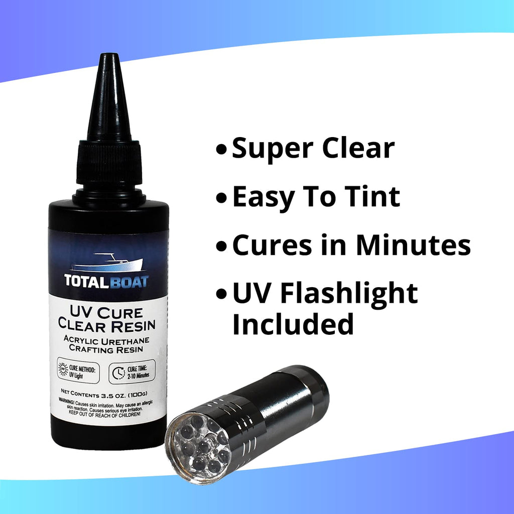 100g UV Cure Clear Acrylic Resin Kit D30836