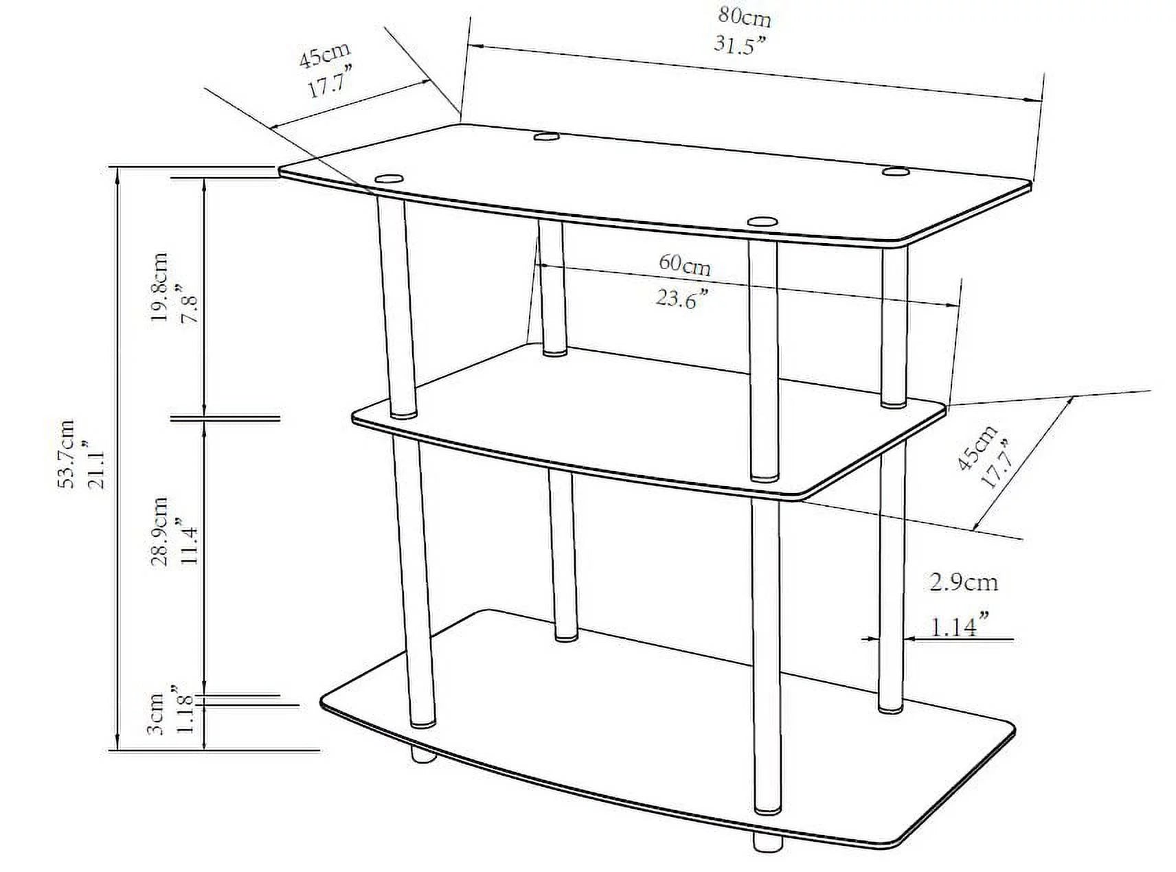 Classic Glass TV Stand T9755