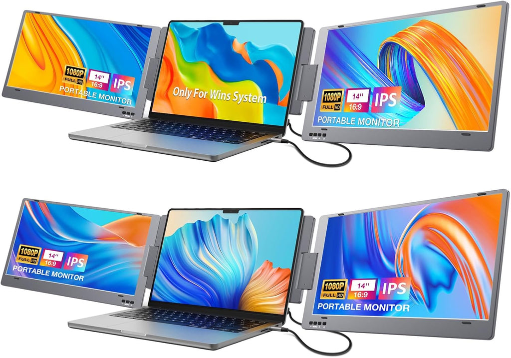 14" 1080P FHD IPS Dual Portable Monitor G424430