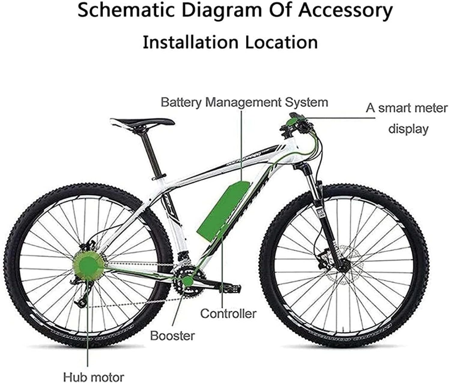 29inch-48V/350W Rear Wheel Electric Bicycle Hub Motor Kit C54970