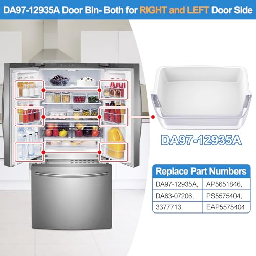 Door Bin Compatible with Samsung Refrigerator Door Shelf R25833