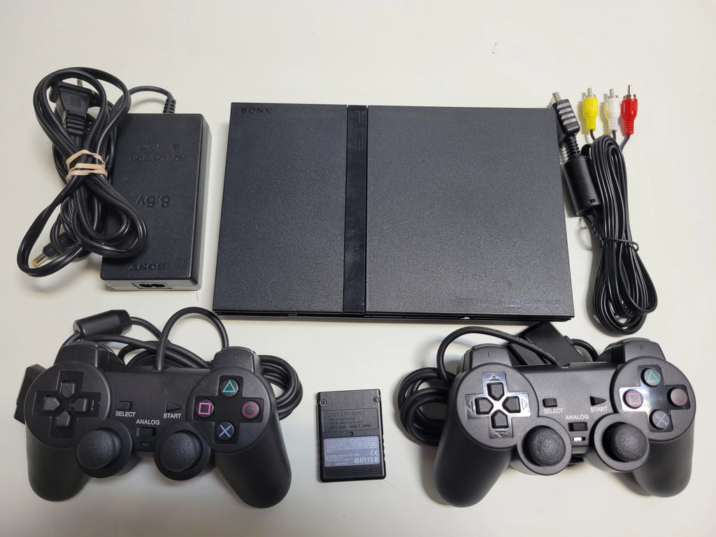 Pre-Owned Sony Playstation 2 PS2 Slim Console with 2 Controllers Y7711