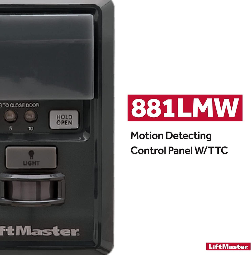 Motion-Detecting Control Panel with Timer-to-Close D3599