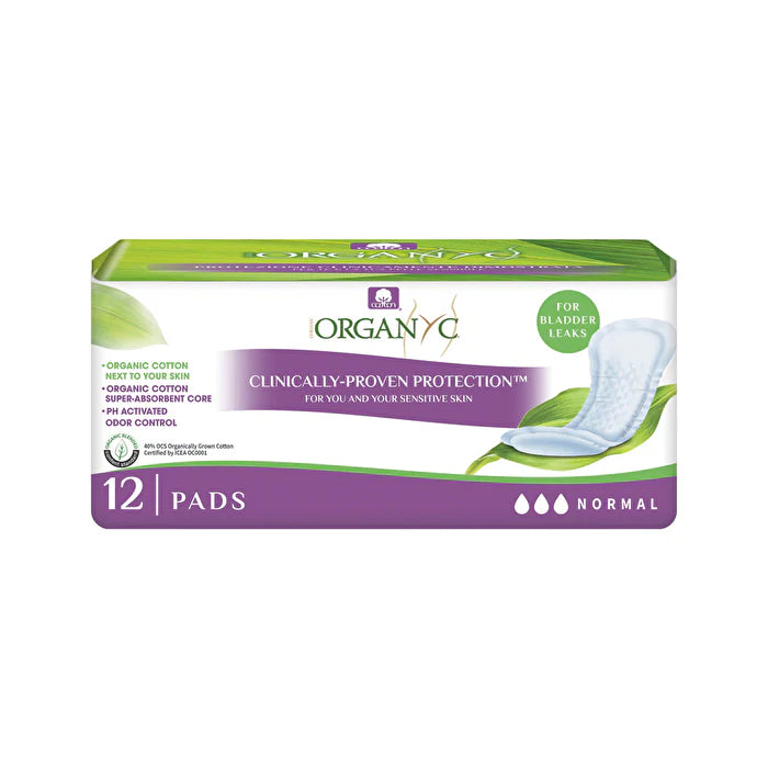 Organic Pads Bladder Control Normal x 12 Pack I7712