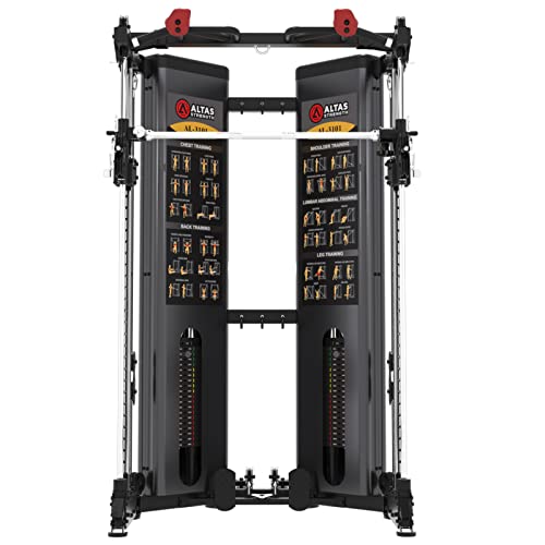 Folding Home Gym Smith Machine with Pulley System Squat Rack Weight Bar F485
