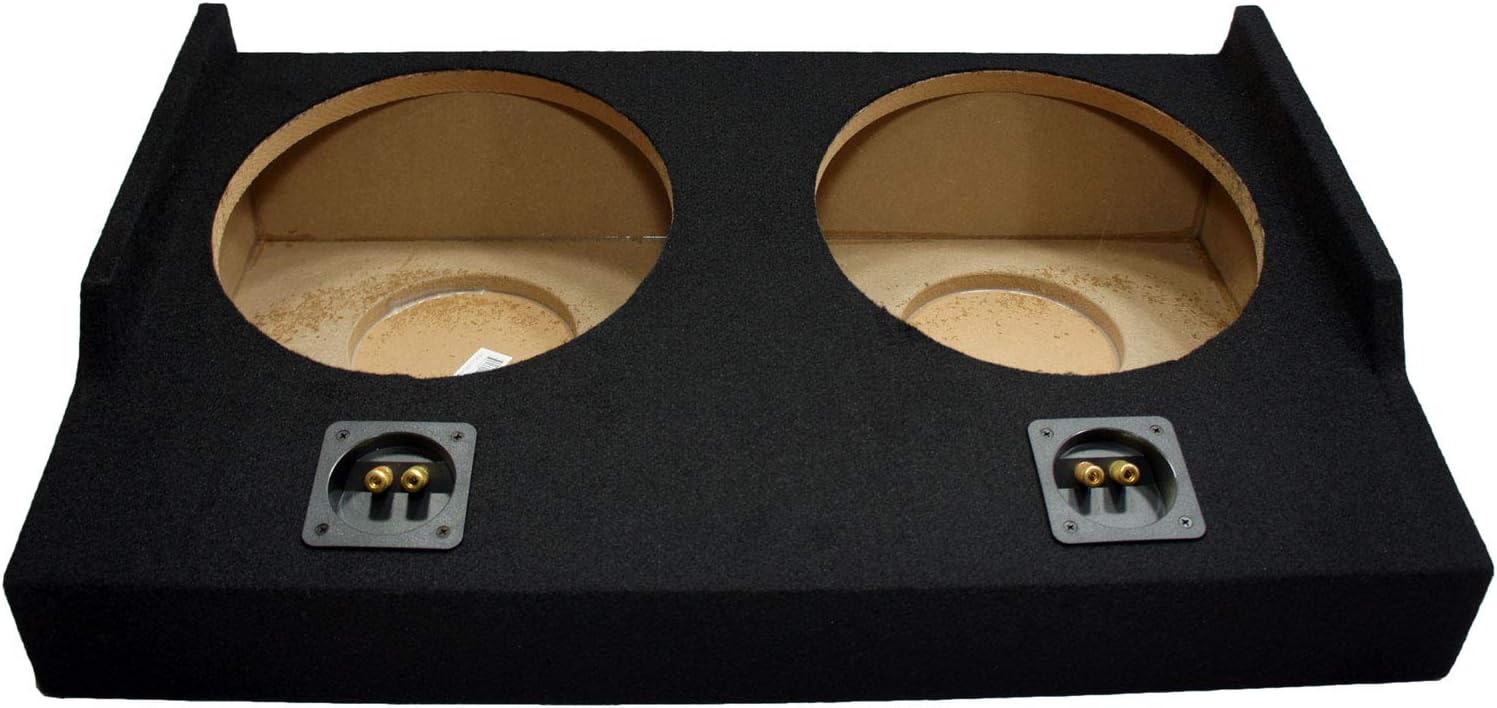C12 Subwoofer with Amplifier and Dual 12 Sub Box Enclosure Z7242