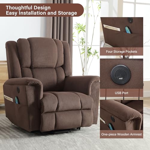 Power Lift Recliner Chair with Heat and Massage X567