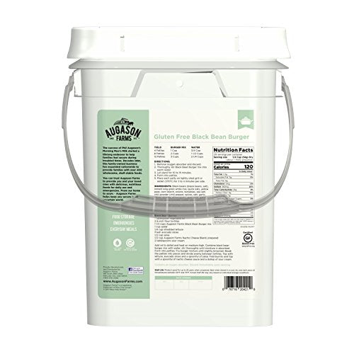 Gluten-Free Black Bean Burger 2 lbs 14 oz No. 10 Can 1 Pack C7149