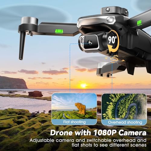 1080P HD Camera Brushless Motor Drone with 3 Batteries P590