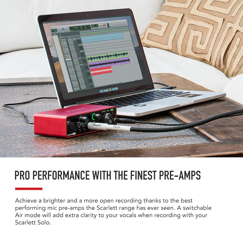 Rode PSA1 & Focusrite Scarlett Solo 3rd Gen USB Audio Interface O71115