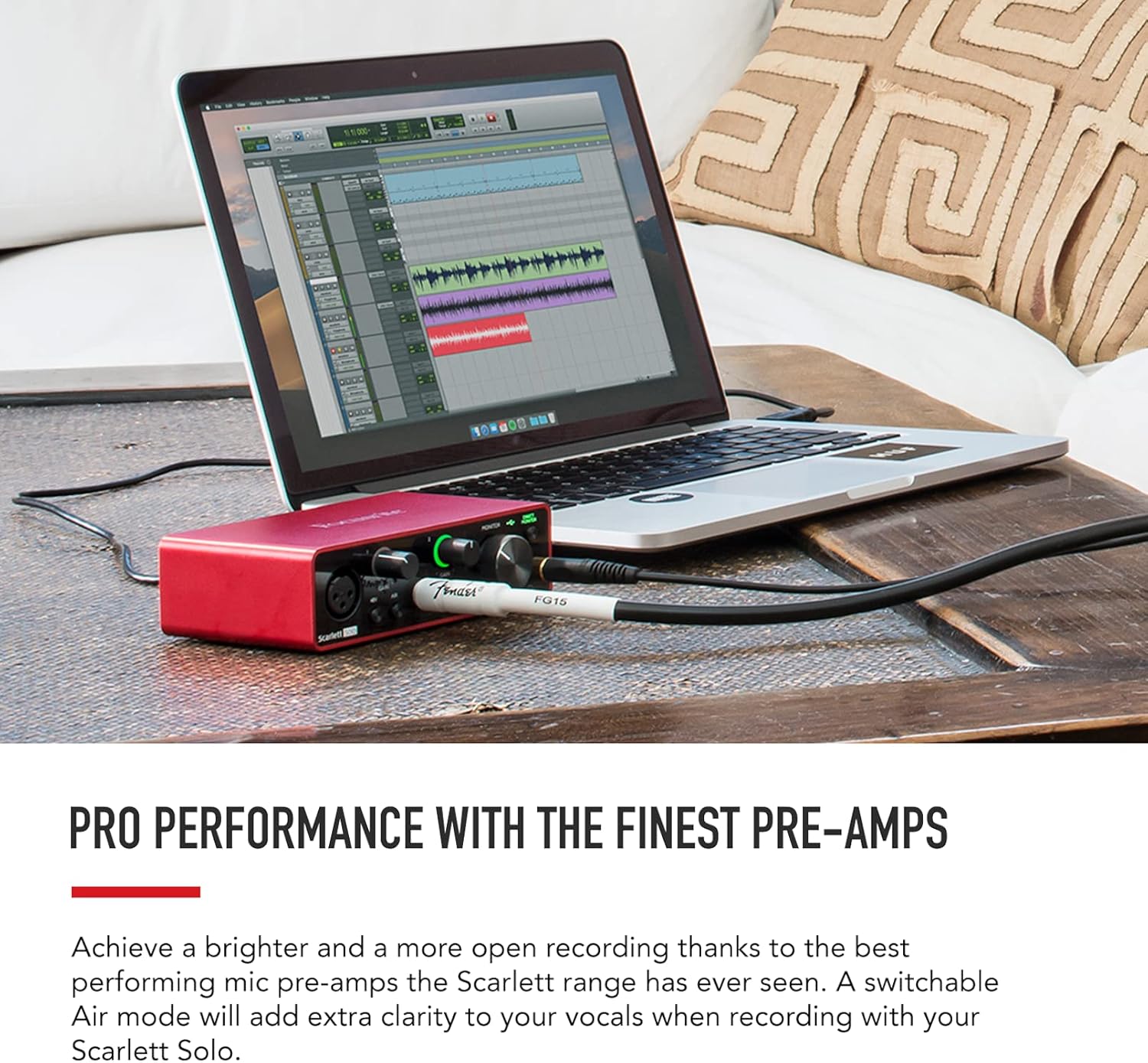 Rode PSA1 & Focusrite Scarlett Solo 3rd Gen USB Audio Interface O71115