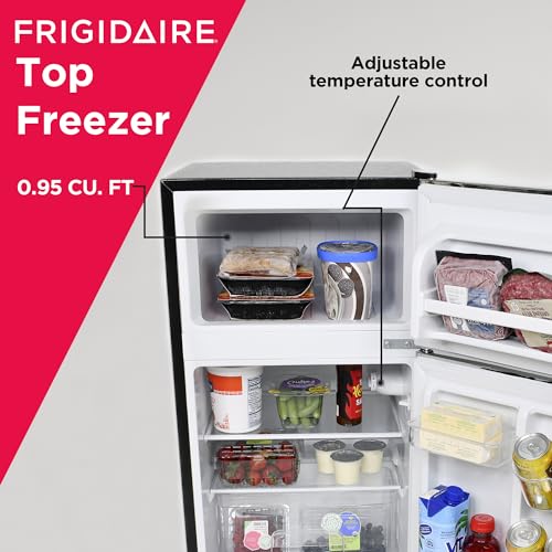 Compact Stainless Steel Top-Freezer Refrigerator, 3.2 cu ft Double Door Z50100