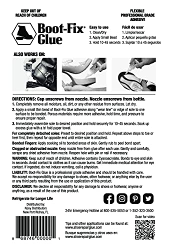 Instant Professional Grade Shoe Repair Glue Q416