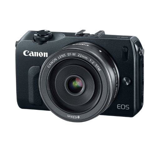 Black 18.0 MP Compact System Camera with 3.0-Inch LCD and EF-M22 STM Lens U398