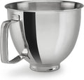 3.5 Quart Polished Stainless Steel Bowl with Handle B1219